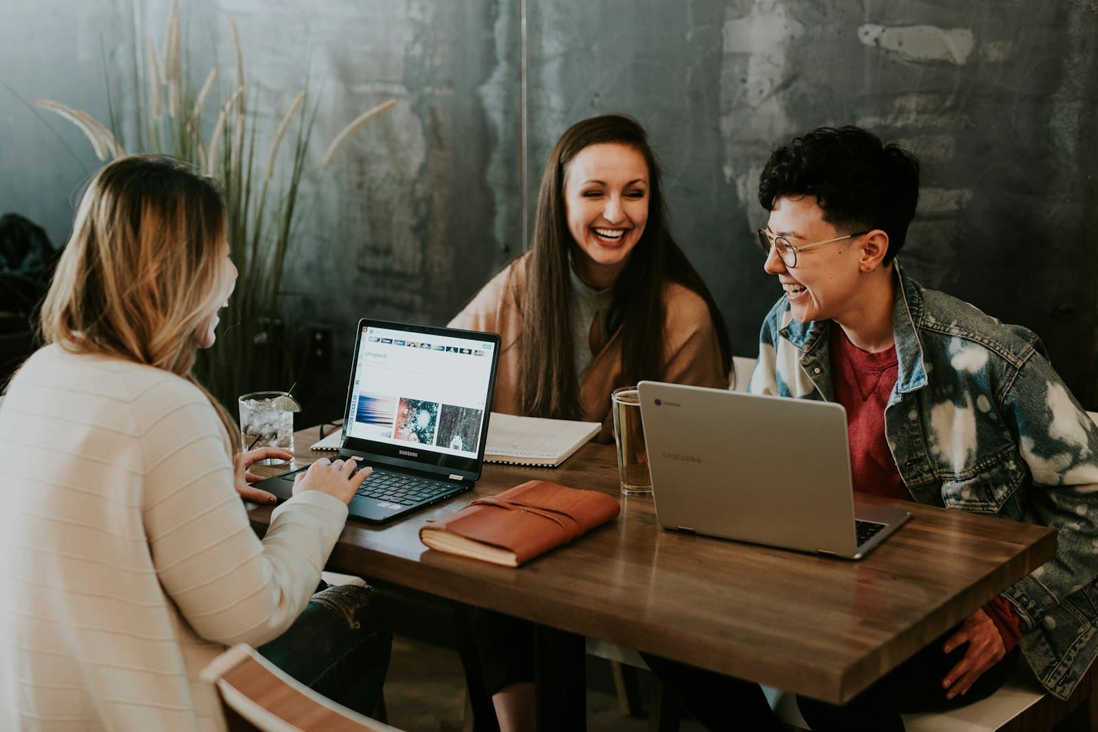 People collaborating — the AMA team